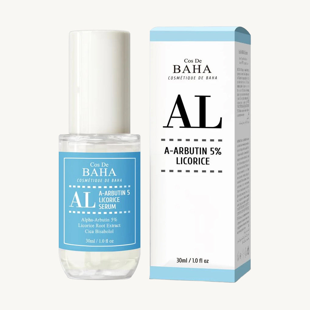 Cos De Baha Sérum Anti-Taches Alpha-Arbutine 5 % + Réglisse « AL » — 30 ml