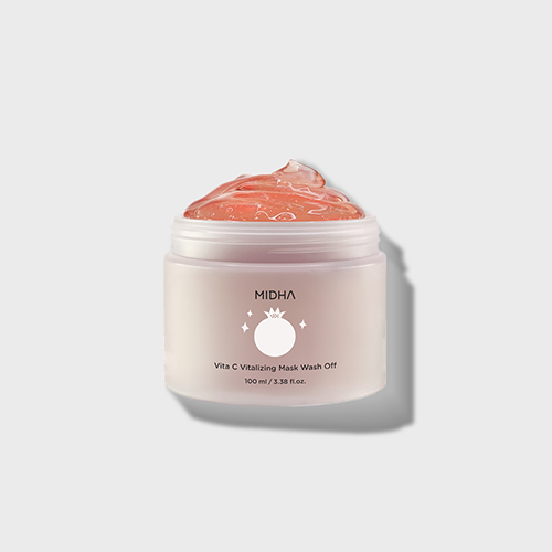 Midha Masque Éclat Vitamine C & Grenade « Vita C Vitalizing » (à rincer) — 100 ml