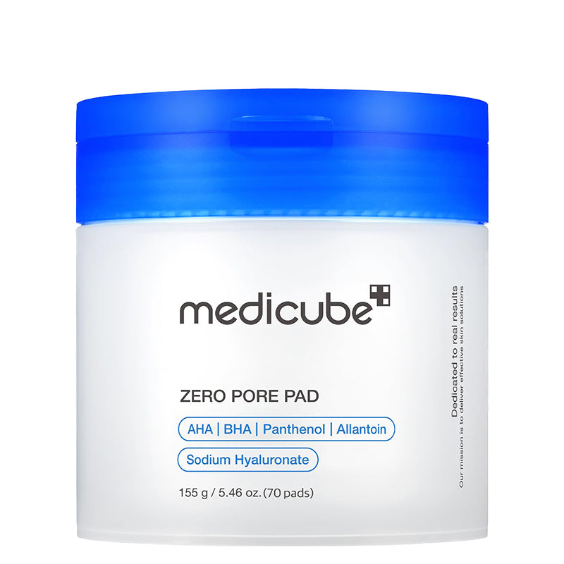 Medicube Pads Exfoliants Pores « Zero Pore Pad 2.0 » (AHA 4,5 % / BHA) — 70 pads